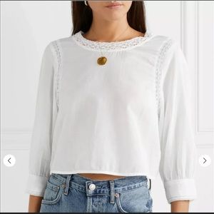 Reformation Lottie Blouse NWOT XS